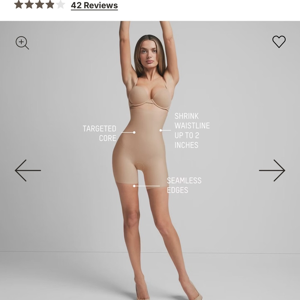 SKIMS BODY CORE SCULPT HIGH-WAISTED SHORT | SAND